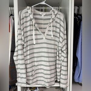 Striped Hoodie Sweatshirt